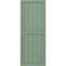Ekena Millwork Americraft 6-Board Exterior Wood 2 Equal Panel Framed Board-n-Batten Shutters, ARW101BF621X70TGH, PR ARW101BF621X70TGH - alternate 7